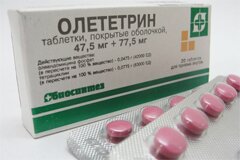 Антибактериальный препарат Олететрин
