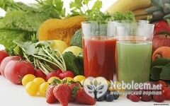 Диета на соках включает в себя фруктовые, овощные и ягодные соки