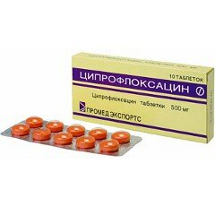 Ципрофлоксацин в таблетках