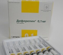 Уколы Диферелин 0,1 мг