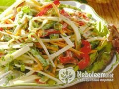 Блюда для похудения - овощные салаты.