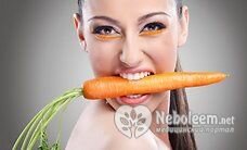 Перекусом во время диеты на каждый день может быть морковь